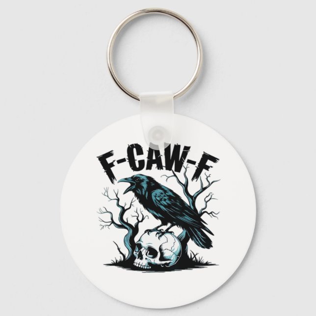 Chaveiro F-Caw-F Divertido Moderno (Frente)