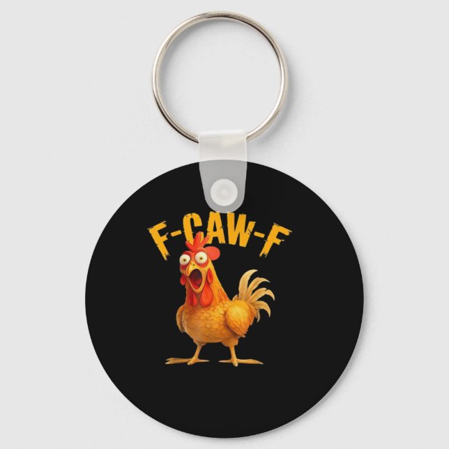 Chaveiro F-Caw-F Divertido Único (Frente)