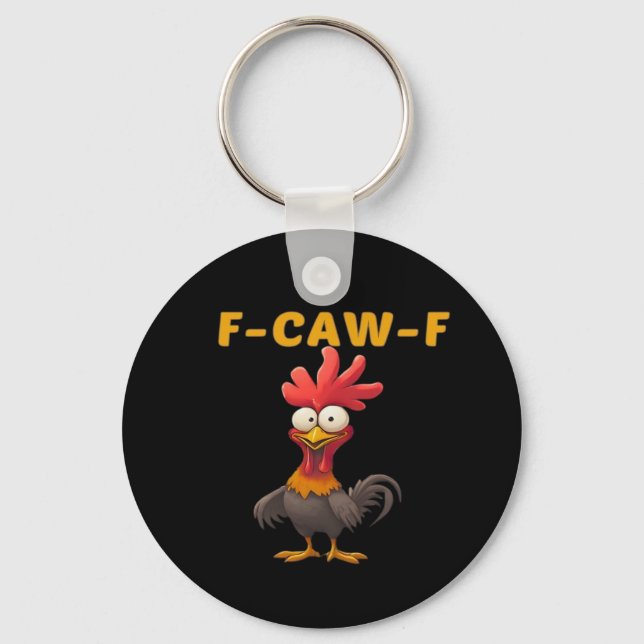 Chaveiro F-Caw-F-Frango Clássico Essencial Estético Único (Frente)