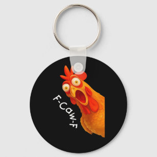 Chaveiro F-Caw-F Frango Essencial Clássico Retro