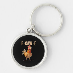 Chaveiro F-Caw-F Frango Estilo Vintage