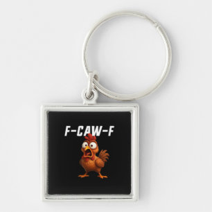 Chaveiro F-Caw-F Frango Frango Engraçado F-Caw-F Acessório 