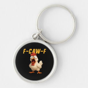 Chaveiro F-Caw-F Frango Frango Engraçado F-Caw-F Engrenagem