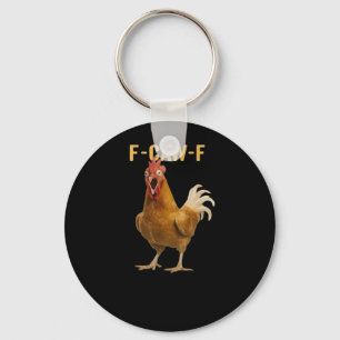 Chaveiro F-Caw-F Frango Gráfico Criativo Essencial