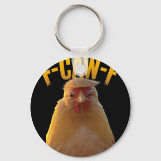 Chaveiro F-caw-f Funny Chicken Humor F-caw-f Quote Trump 