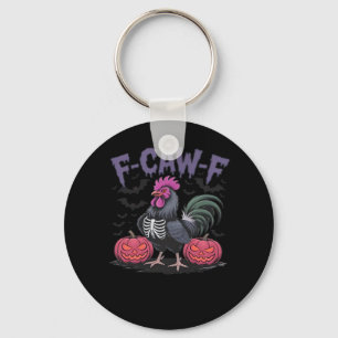 Chaveiro F Caw F Galinha Engraçada Clássico Estilo Simples