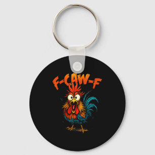 Chaveiro F Caw F Galo Engraçado Corvo Fcawf Domador de Gali