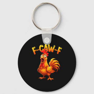 Chaveiro F Caw F Galo Pássaro Engraçado Fcawf Domador de Ga