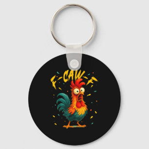 Chaveiro F Caw F Galo Pássaro Engraçado Quem Faz Galinhas F