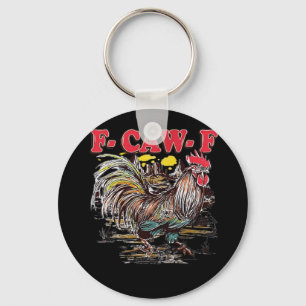 Chaveiro F-Caw-F Hei Hei Moana Galo Clássico Gráfico Divert