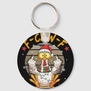 Chaveiro F-caw-f Humor de Frango Engraçado F-caw-f Citação