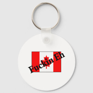 Chaveiro F*ckin Eh (bandeira canadense)