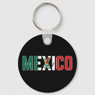 Chaveiro Fã de futebol mexicano México Homens Mulheres Meni