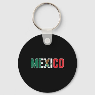 Chaveiro Fã de futebol mexicano México Homens Mulheres Meni