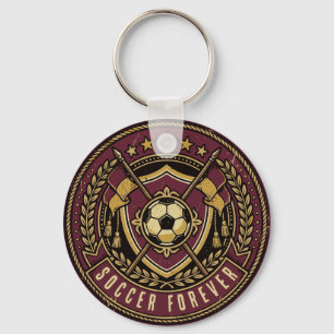 Chaveiro Fã de Futebol para Sempre; Brasão de Futebol Antig