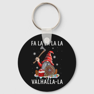 Chaveiro Fa La Valhalla Xmas Gnome Beard Viking Arma C
