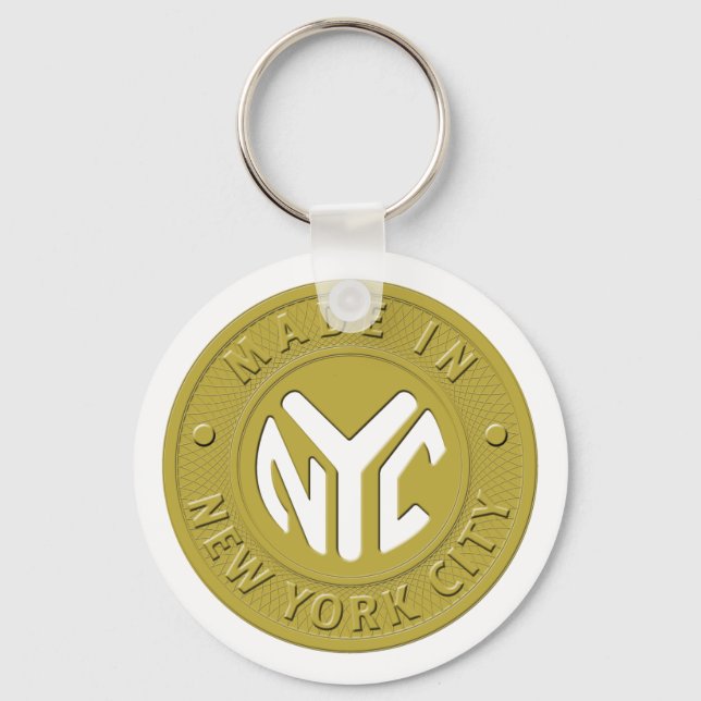 Chaveiro FABRICADO EM NYC Key Chain (Frente)