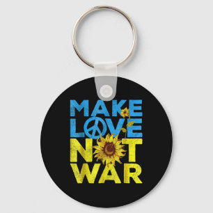 Chaveiro Faça Amor Não Guerra Su Ower Ucraniano Eu Estou Co