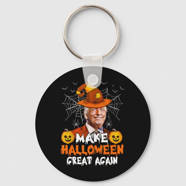 Chaveiro Faça Excelente De Halloween Novamente Engraçado Tr (Frente)