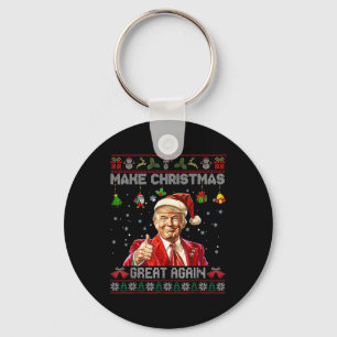 Chaveiro Faça Excelente De Natal Novamente Papais noeis Eng