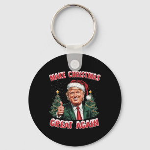 Chaveiro Faça Excelente De Natal Novamente Papais noeis Eng