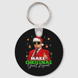 Chaveiro Faça Excelente de Natal novamente Papais noeis eng