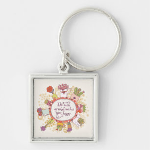 Chaveiro Faça mais do que lhe faz 2 felizes