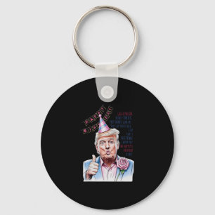 Chaveiro Faça Meu Aniversário Grande Novamente Donald Trump