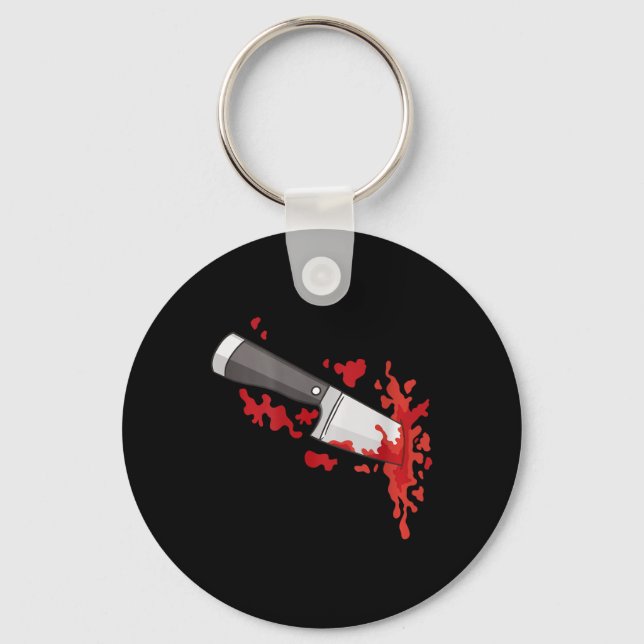 Chaveiro Faca No Assassinato De Ck Halloween Faca Figurume  (Frente)