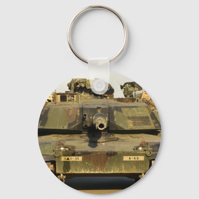Chaveiro Faça o meu dia M1A1Abrams MBT (Frente)