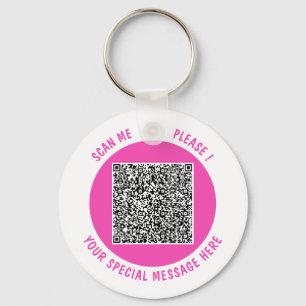 Chaveiro Faça o Upload do Seu Código QR Pulseira Presente A