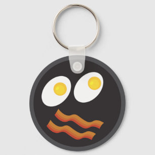 Chaveiro face de bacon e ovos