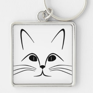 CHAVEIRO FACE DE GATO