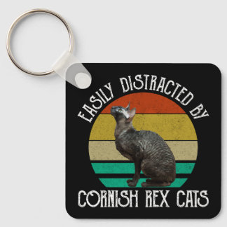 Chaveiro Facilmente Distraído Por Gatos Cornish Rex