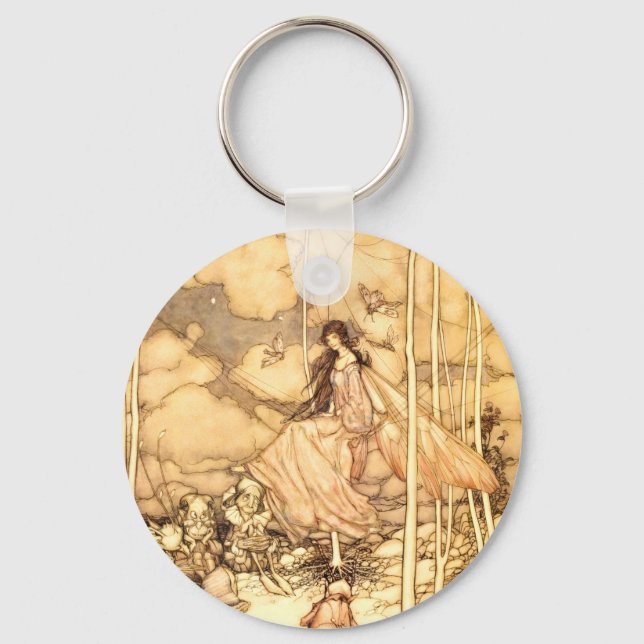 Chaveiro Fada Arthur Rackham (Frente)