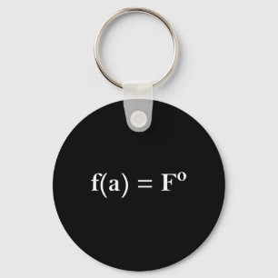 Chaveiro Fafo Math Equation Novelty Engraçado Nerd de Profe