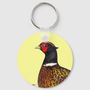 Chaveiro Faisão: Cabeça de Ringneck