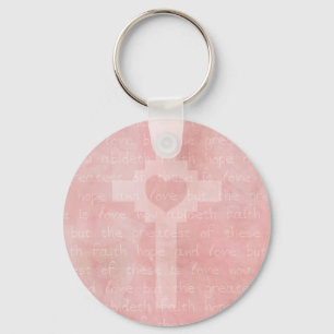 Chaveiro Faith Hope e Love Christian