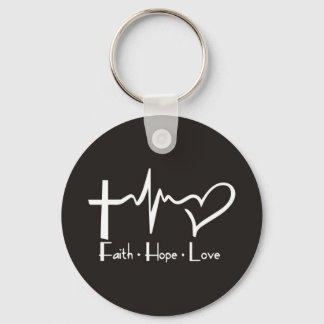 Chaveiro Faith Hope Love
