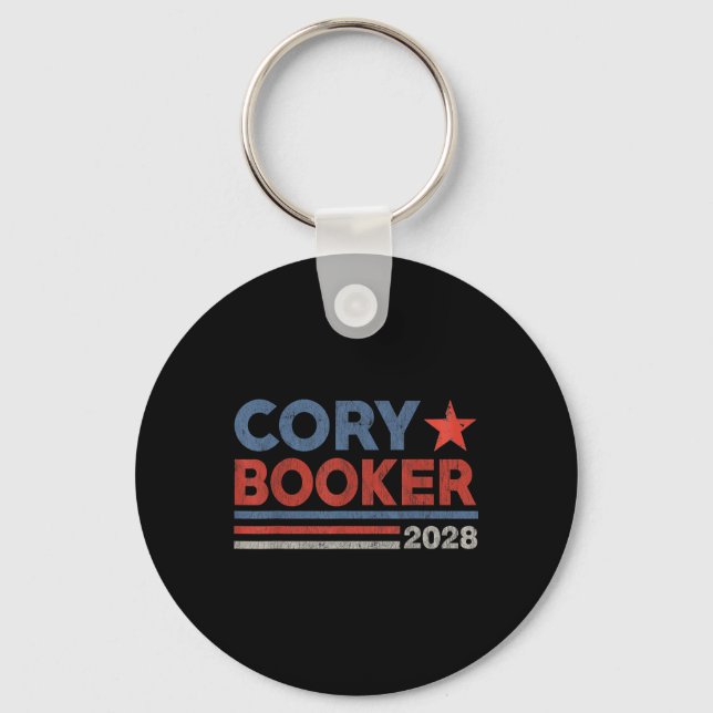 Chaveiro Faixa Retroativa Cory Booker - Booker Cory Para Pr (Frente)