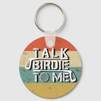 Chaveiro Fale Birdie Comigo Engraçado Golf Golfer Design Vi