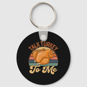 Chaveiro Fale Com A Turquia Para Mim Dia Da Perna Engraçado