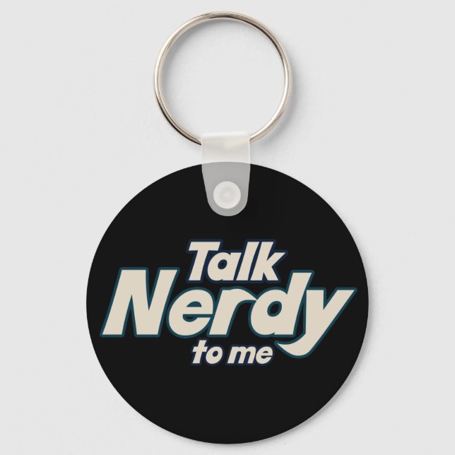 Chaveiro Fale com Nerdy para mim (Frente)