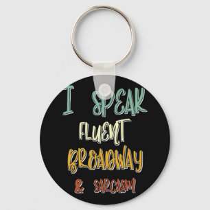 Chaveiro Falo De Fluent Broadway E De Musicais De Sarcasmo.