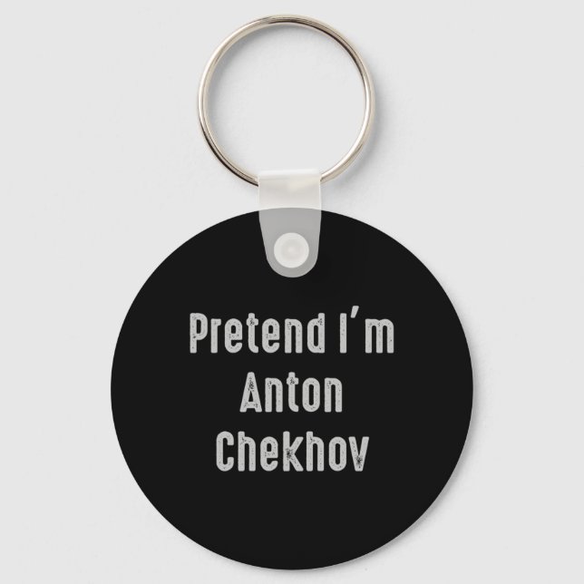 Chaveiro Falso Anton Chekhov Fácil Fantasia Divertida (Frente)