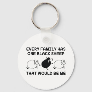 Chaveiro Família Black Sheep