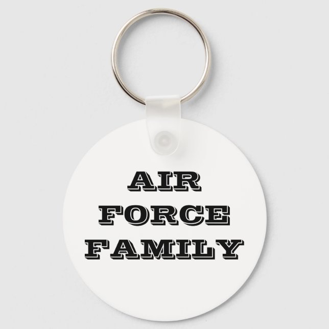 Chaveiro Família da Força Aérea da Cadeia-Chave (Frente)