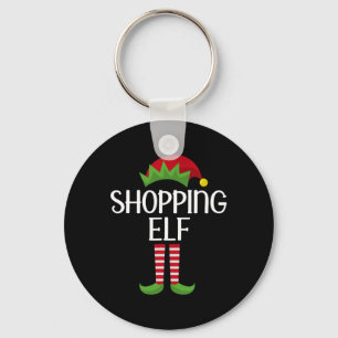Chaveiro Família de Elfo Comprador Roupas de Natal para Fes