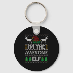 Chaveiro Família de Elfo Incrível Grupo Festa de Natal