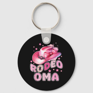 Chaveiro Família do 1º Aniversário da Rodeio Oma Pink Cowgi